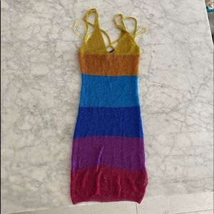 Multi colored Swim coverup